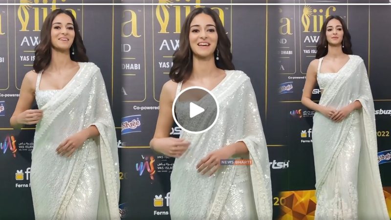 छोटे कपड़े पहनने वाली Ananya Panday नहीं संभाल पाईं साड़ी, बार-बार ठीक करती रहीं अपना पल्लू